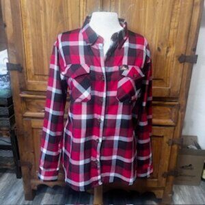 Dixxon Flannel Company Clay Smith Cams Red Plaid Shirt | XL
